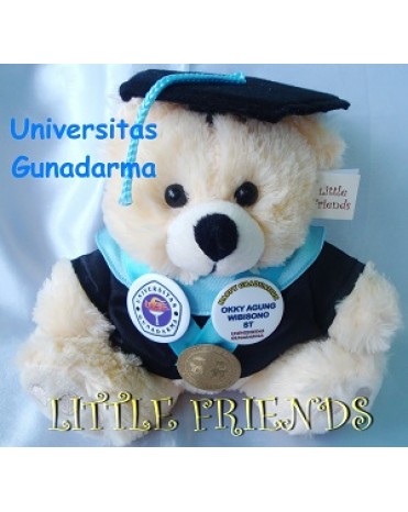 Boneka Wisuda Universitas Gunadarma - Teknik (25 cm)